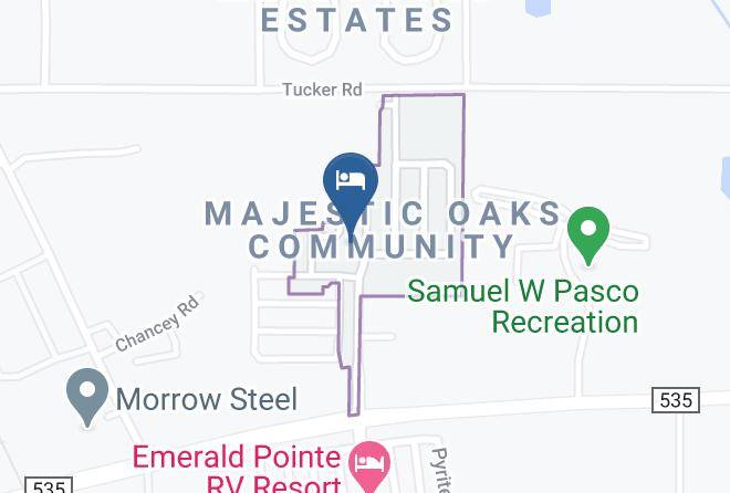 Pasco - Majestic Oaks Rv Resort Maps