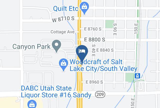Salt Lake - Majestic Rockies Motel Maps