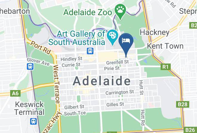 Adelaide - Majestic Roof Garden Hotel Maps