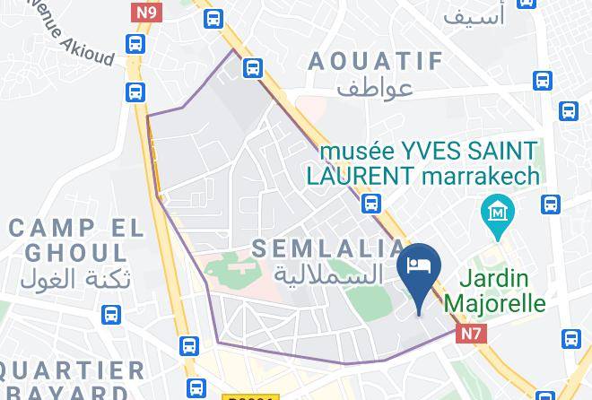 Marrakesh - Majorelle City Center Boutique Hotel & Spa Maps