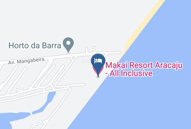 Makai Resort Aracaju All Inclusive Map