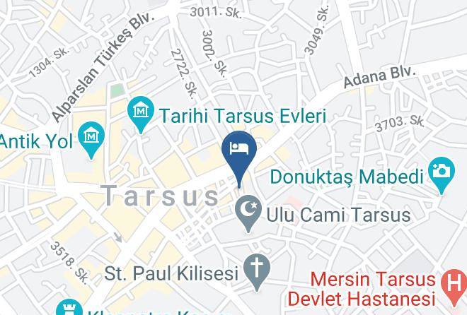 Tarsus - Makam Otel Maps