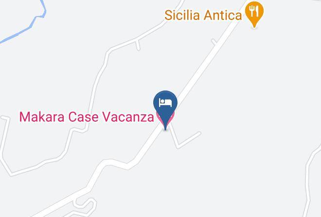 Agrigento - Makara Case Vacanza Maps