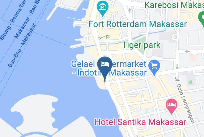 Makassar - Makassar Golden Hotel Maps