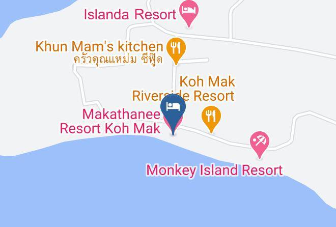 Amphoe Ko Kut - Makathanee Resort Koh Mak Maps
