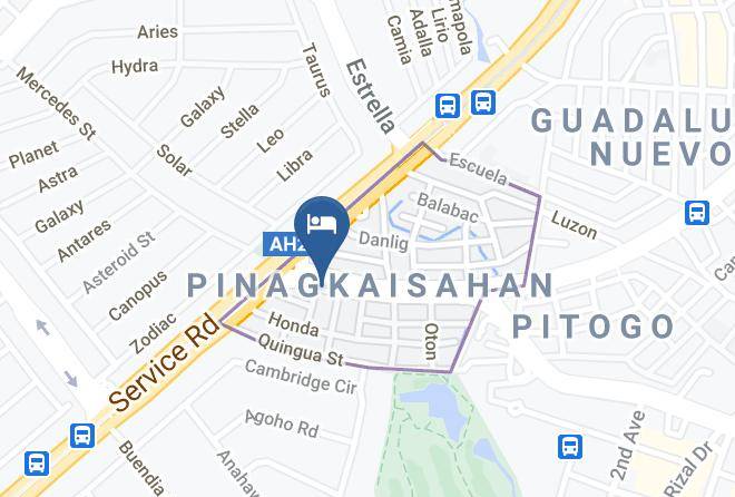 Metro Manila - Makati Budget Hotel Maps