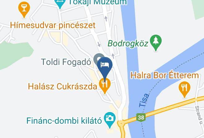 Tokaj - Makk Marci Panzio Pizzeria Maps
