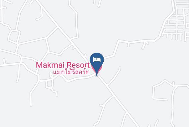 Amphoe Kabin Buri - Makmai Resort Maps