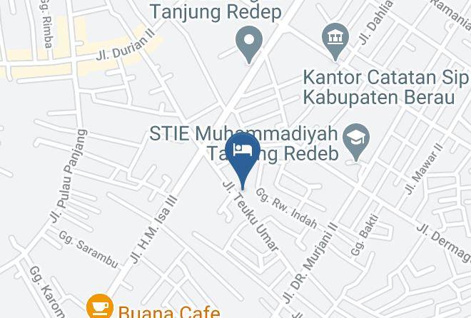 Berau Regency - Makmur Hotel & Convention Center Maps