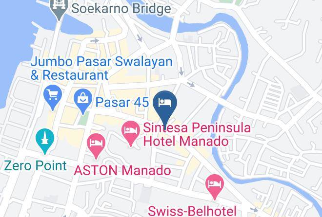 Kota Manado - Makmur Hotel Maps