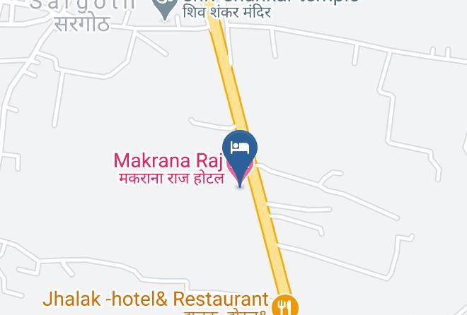 Sri Madhopur - Makrana Raj Hotel Maps