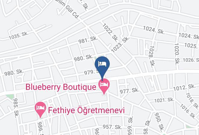 Fethiye - Makri Otel Maps