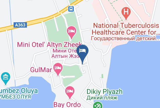 Ysyk Kol Region - Maksat Gostevoy Dom Maps