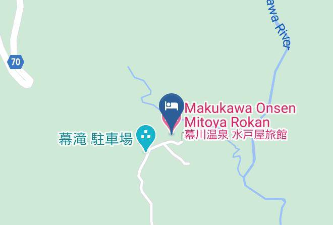 Fukushima City - Makukawa Onsen Mitoya Rokan Maps
