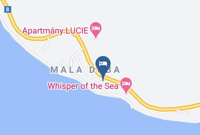 Mala Duba Ubytovani Ivo Map