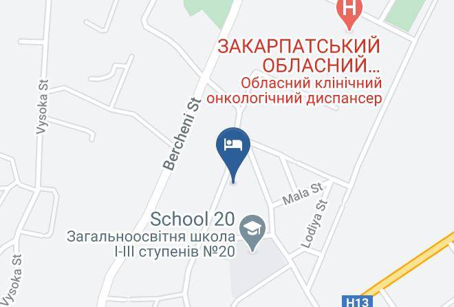 Uzhhorod - Mala Praha Maps