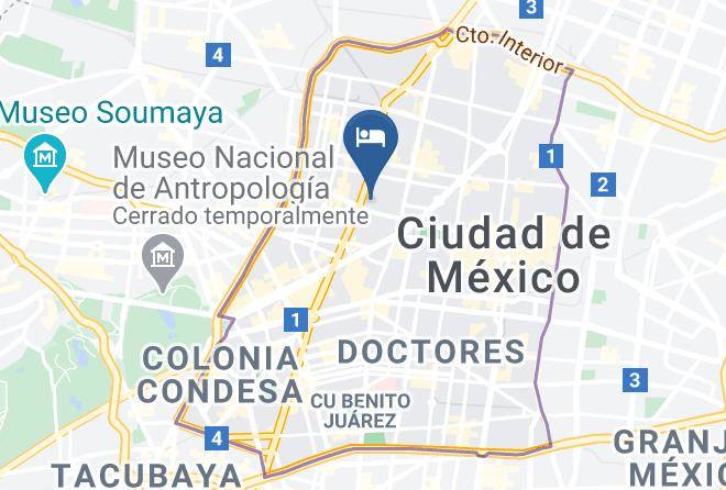 Cuauhtemoc - Mala Vecindad Beer Hotel Maps