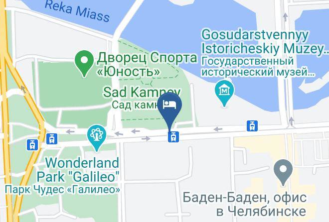Chelyabinsk - Malachite Congress Hotel Maps