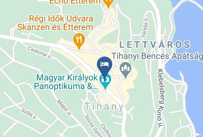 Tihany - Malackrumpli Bisztro Tihany Maps