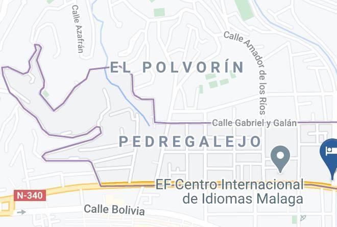 Malaga - La Moraga De Poniente Malaga Hostel Maps