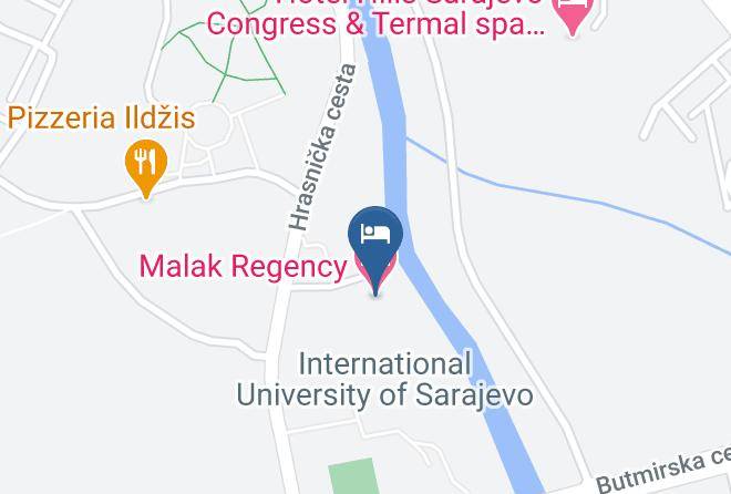 Sarajevo - Malak Regency Hotel Maps