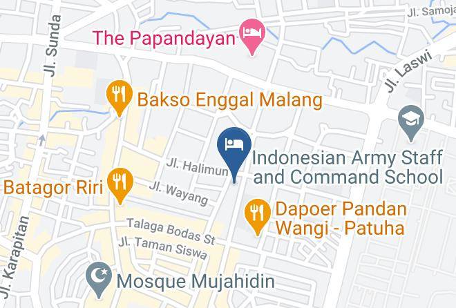 Bandung - Malaka Hotel Maps