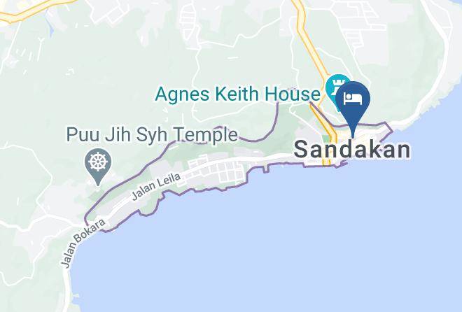 Bahagian Sandakan - Malaysia Hotel Maps