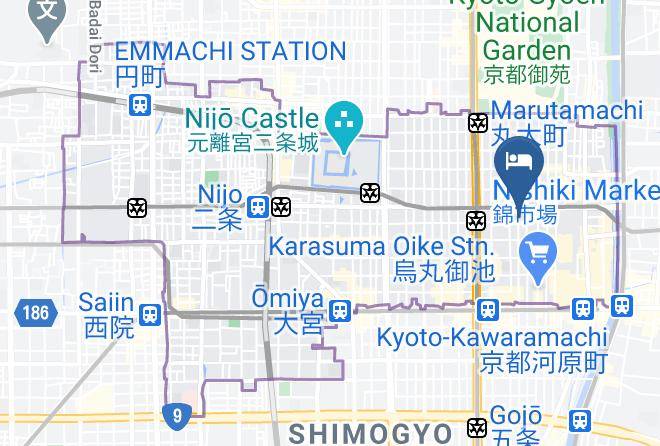 Kyoto City Nakagyo Ward - Malda Kyoto Maps