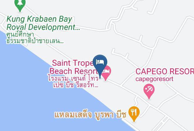 Amphoe Tha Mai - Maldives Beach Resort Maps