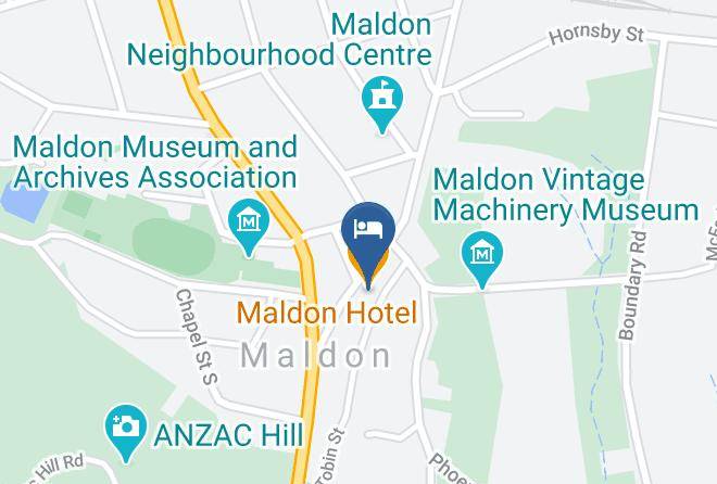 Mount Alexander - Maldon Hotel Maps