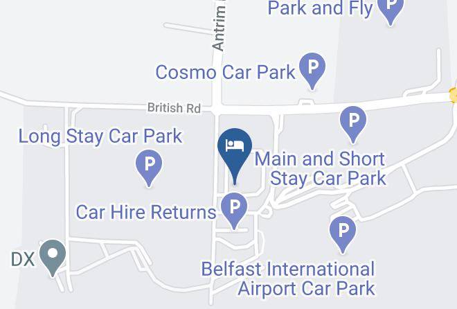 Antrim Newtownabbey - Maldron Hotel Belfast International Airport Maps