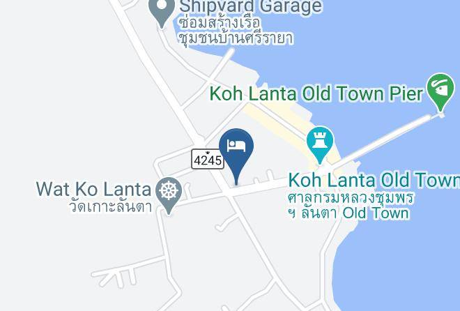Amphoe Ko Lanta - Malee Sirin Old Town Resort Maps