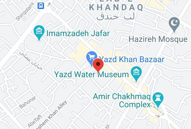 Yazd - Malek Al Tojar Traditional Hotel Maps