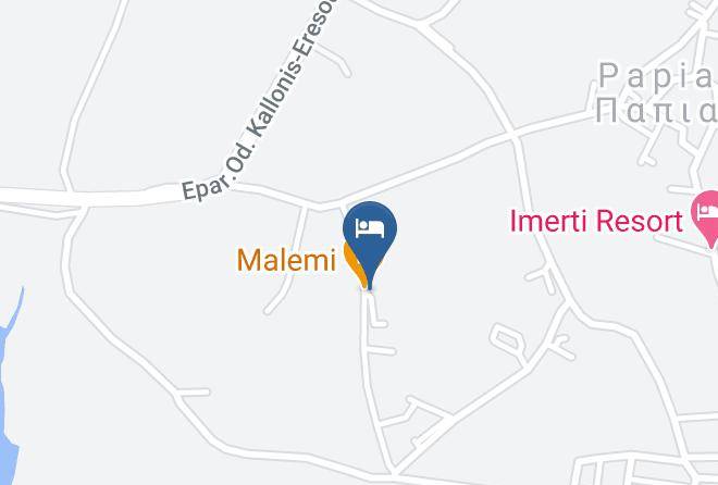 Lesvos - Malemi Hotel Maps