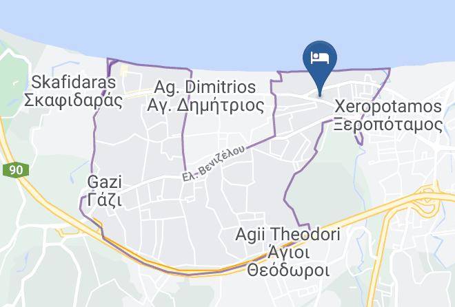 Iraklion - Malena Hotel Maps