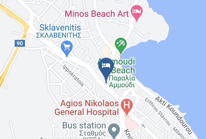 Lasithi - Malena Hotel Maps