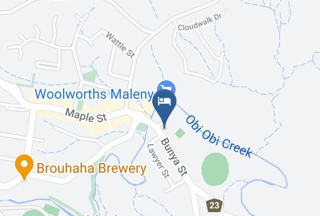 Sunshine Coast - Maleny Hotel Maps