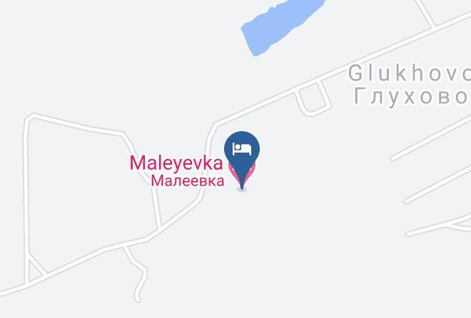 Maleyevka Carta Geografica - Moscow - Ruzsky District