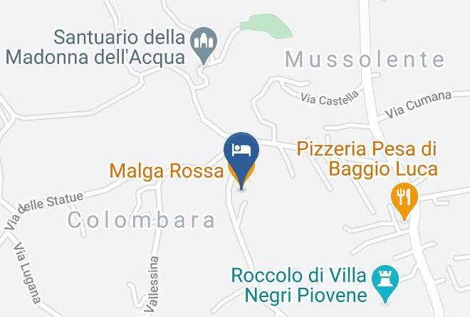 Vicenza - Malga Rossa Maps