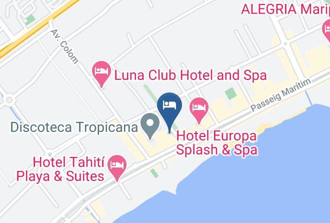 Malgrat Seaview Apts Map