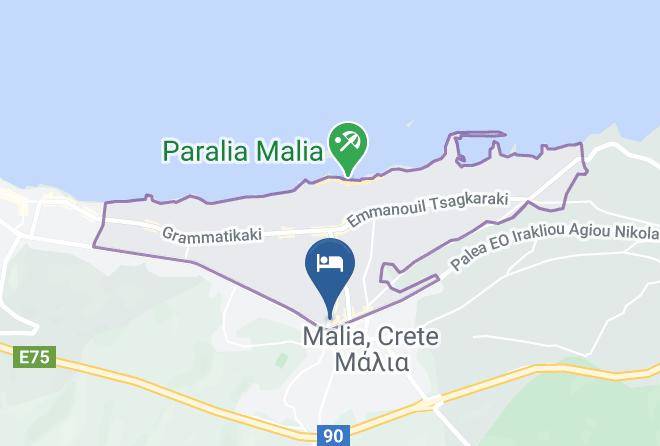 Iraklion - Malia Holidays Maps