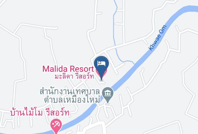 Amphoe Bang Khonthi - Malida Resort Maps