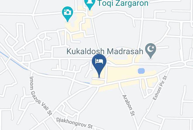 Bukhara - Malika Bukhara Hotel Maps