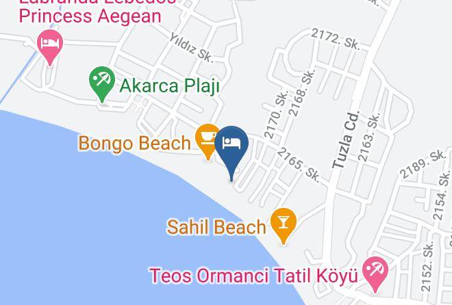 Seferihisar - Mali Beach Maps
