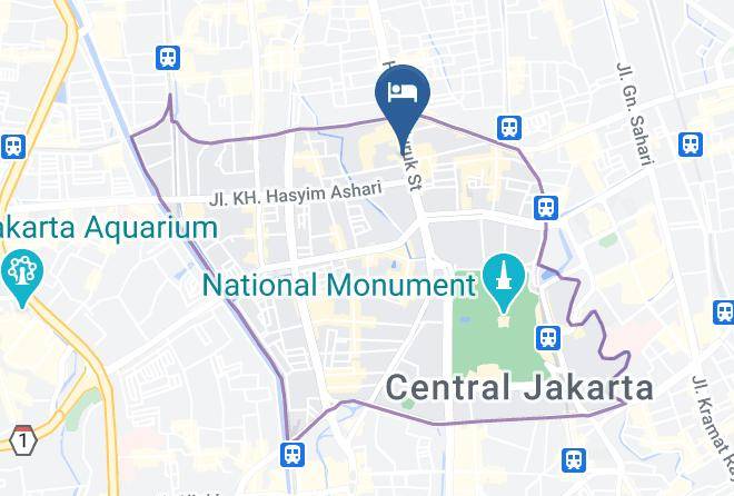 Central Jakarta - Malio Hotel Maps