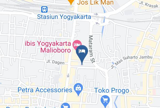 Kota Yogyakarta - Malioboro Garden Hotel Maps