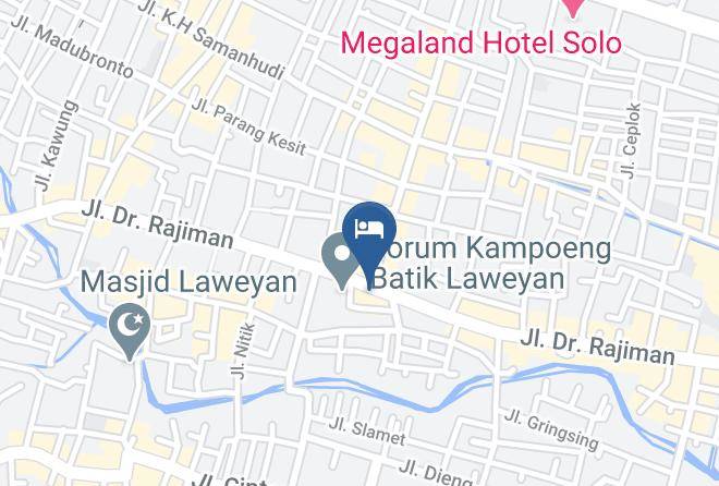 Surakarta - Malioboro Inn Solo Maps