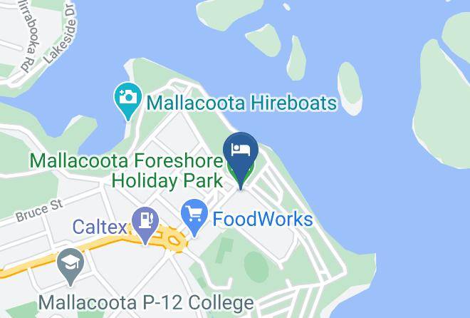 East Gippsland - Mallacoota Foreshore Holiday Park Maps