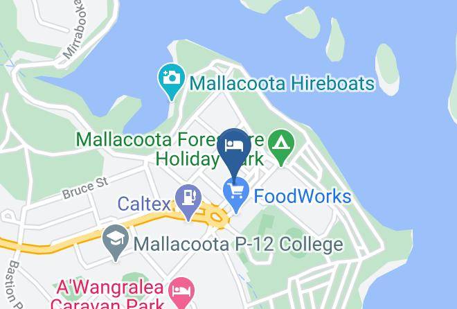 East Gippsland - Mallacoota Hotel Motel Maps