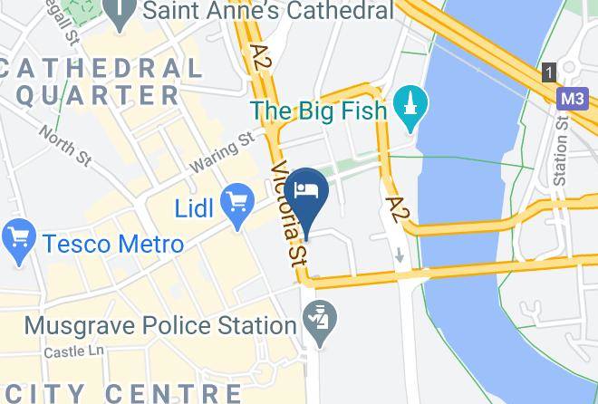 Belfast City - Malmaison Belfast Maps